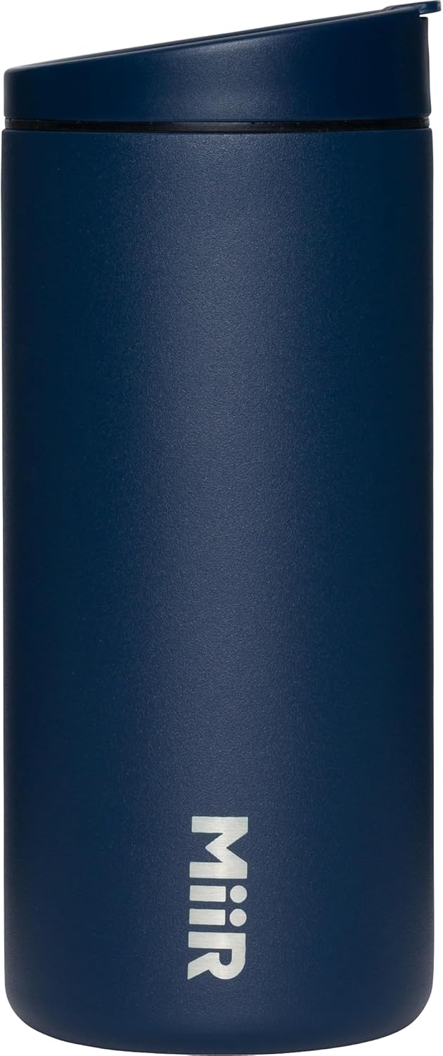 Flip Traveler 16oz | Double-Wall Vacuum Insulated with Flip Lid, BPA-Free Stainless Steel Construction, Insulated Tumbler for Hot or Cold Drinks