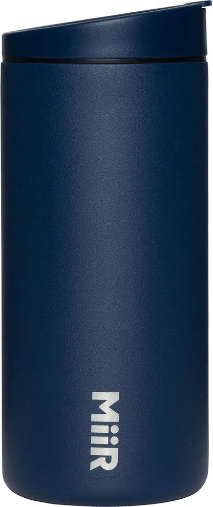 Flip Traveler 16oz | Double-Wall Vacuum Insulated with Flip Lid, BPA-Free Stainless Steel Construction, Insulated Tumbler for Hot or Cold Drinks