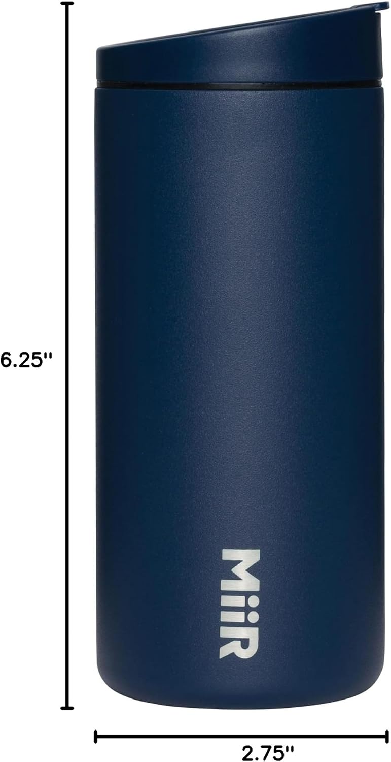 Flip Traveler 16oz | Double-Wall Vacuum Insulated with Flip Lid, BPA-Free Stainless Steel Construction, Insulated Tumbler for Hot or Cold Drinks