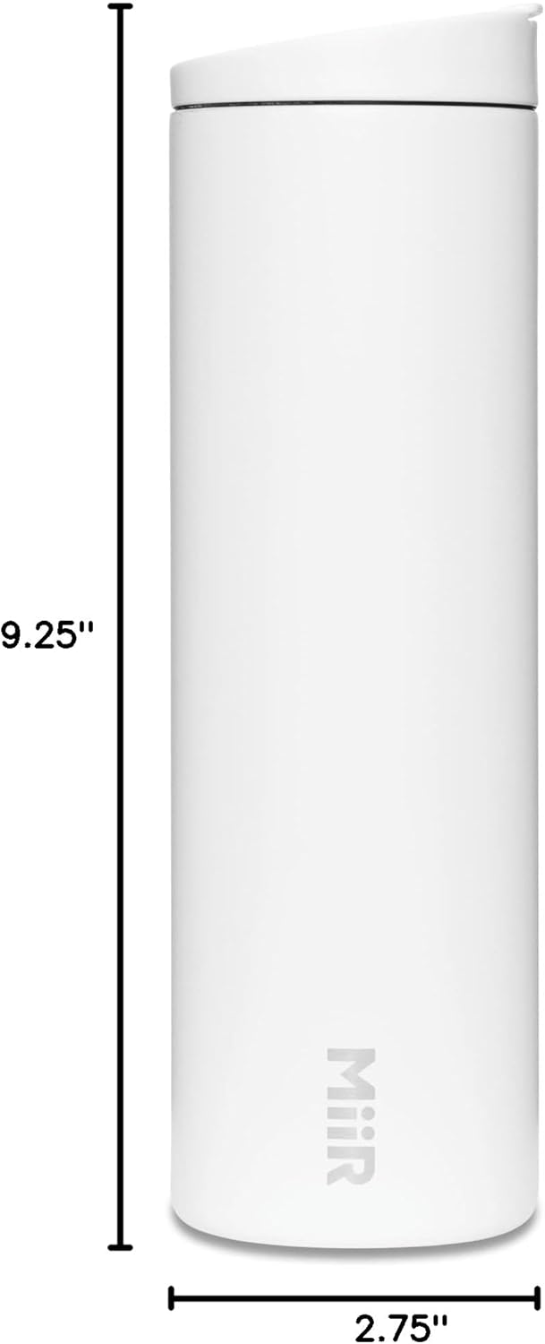 Flip Traveler 16oz | Double-Wall Vacuum Insulated with Flip Lid, BPA-Free Stainless Steel Construction, Insulated Tumbler for Hot or Cold Drinks
