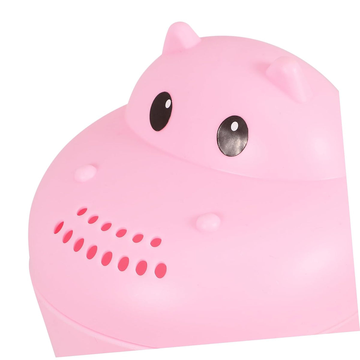 Hippo Shaped Baby Bath Rinser Cup for Hair Washing Pink PP