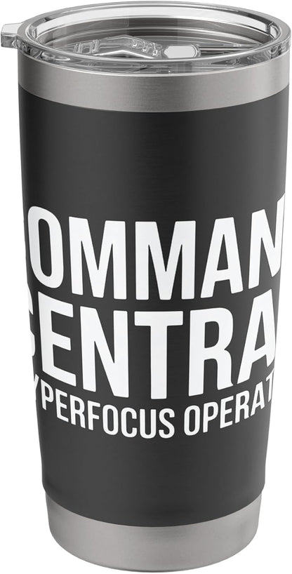 Command Central (Hyperfocus Operated) Stainless Steel Insulated Tumbler