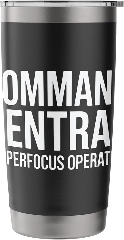 Command Central (Hyperfocus Operated) Stainless Steel Insulated Tumbler