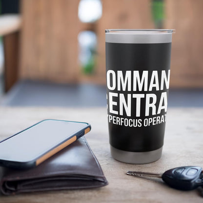 Command Central (Hyperfocus Operated) Stainless Steel Insulated Tumbler