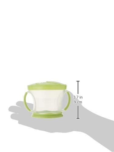 Snack Catcher Toddler Snack Cups, No Spill, 2 Pack, Pink/Purple