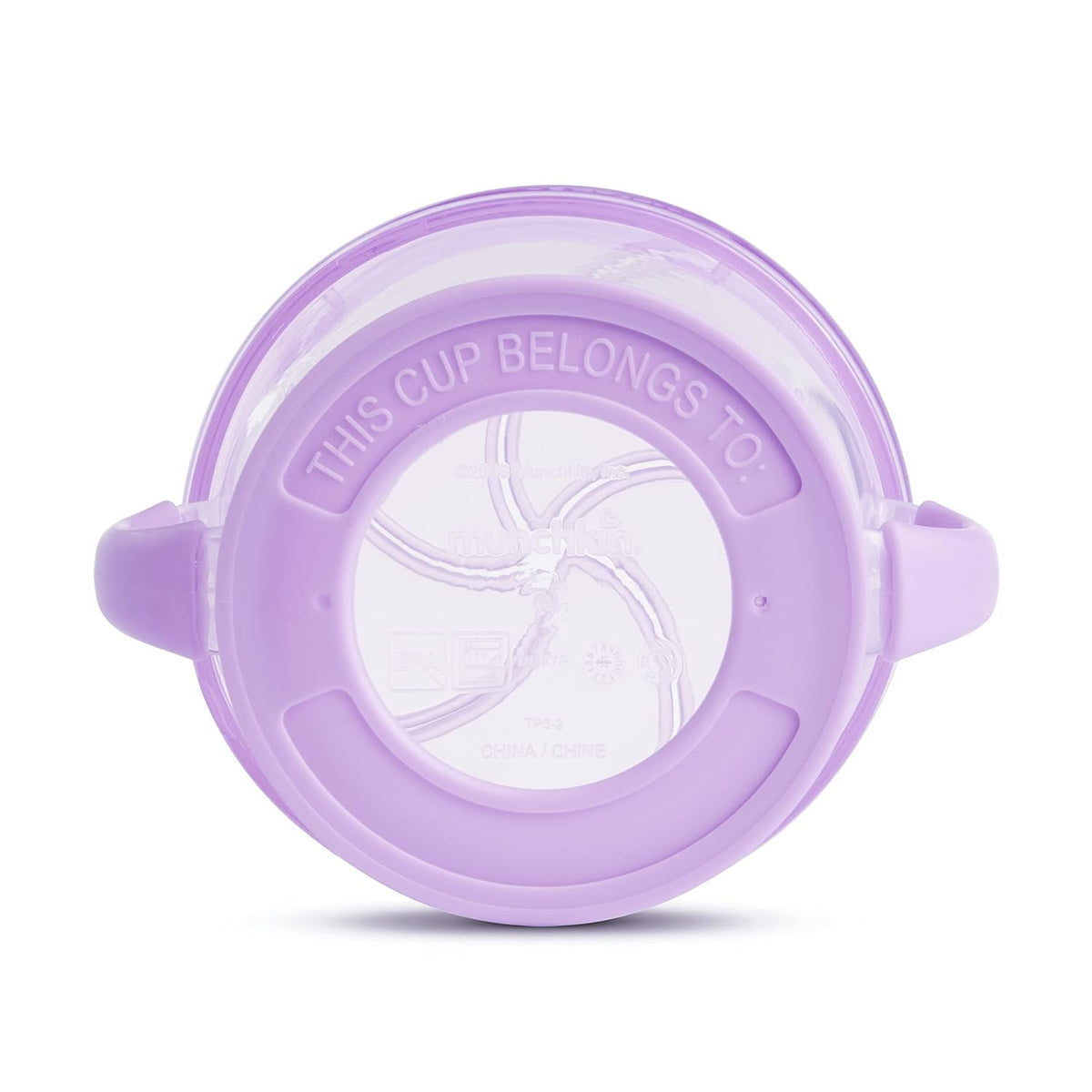 Snack Catcher Toddler Snack Cups, No Spill, 2 Pack, Pink/Purple
