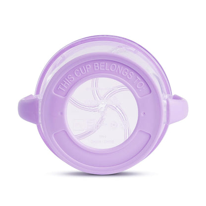 Snack Catcher Toddler Snack Cups, No Spill, 2 Pack, Pink/Purple