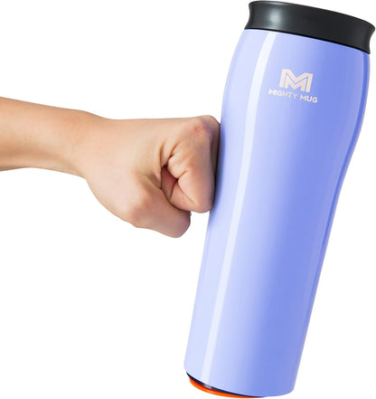 The Untippable Mug | Grips When Hit, Lifts for Sips | Insulated Stainless Steel Tumbler | Cupholder Friendly | Gifts for Women Men All | Leakproof | 4 Hours Hot/ 24 Cold | 12oz Black