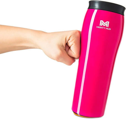 The Untippable Mug | Grips When Hit, Lifts for Sips | Insulated Stainless Steel Tumbler | Cupholder Friendly | Gifts for Women Men All | Leakproof | 4 Hours Hot/ 24 Cold | 12oz Black