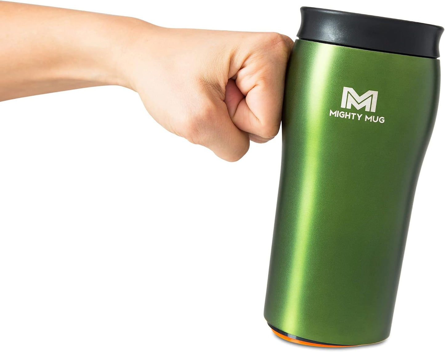 The Untippable Mug | Grips When Hit, Lifts for Sips | Insulated Stainless Steel Tumbler | Cupholder Friendly | Gifts for Women Men All | Leakproof | 4 Hours Hot/ 24 Cold | 12oz Black