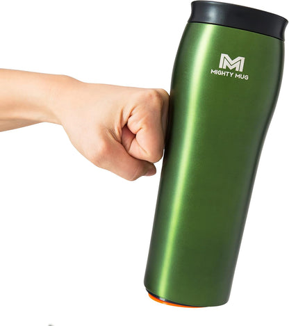 The Untippable Mug | Grips When Hit, Lifts for Sips | Insulated Stainless Steel Tumbler | Cupholder Friendly | Gifts for Women Men All | Leakproof | 4 Hours Hot/ 24 Cold | 12oz Black