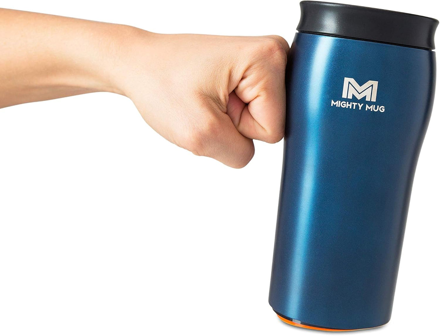 The Untippable Mug | Grips When Hit, Lifts for Sips | Insulated Stainless Steel Tumbler | Cupholder Friendly | Gifts for Women Men All | Leakproof | 4 Hours Hot/ 24 Cold | 12oz Black