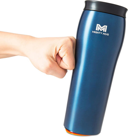 The Untippable Mug | Grips When Hit, Lifts for Sips | Insulated Stainless Steel Tumbler | Cupholder Friendly | Gifts for Women Men All | Leakproof | 4 Hours Hot/ 24 Cold | 12oz Black