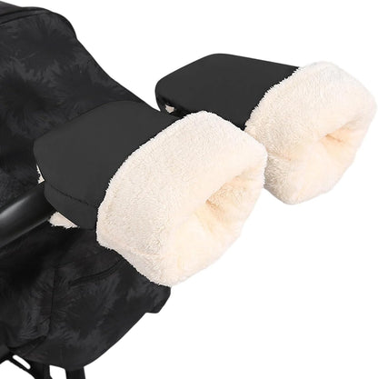 Pram Hand Muff, Strollers Mittens, Pushchair Warmer Gloves, Windproof Handmuff Baby Gloves