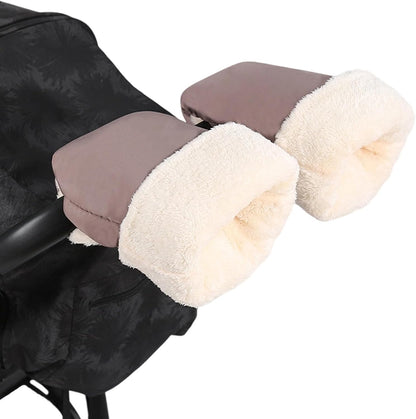 Pram Hand Muff, Strollers Mittens, Pushchair Warmer Gloves, Windproof Handmuff Baby Gloves