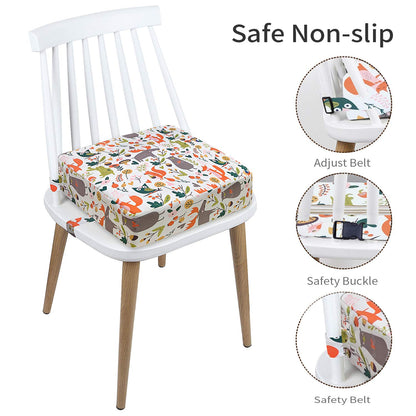 Toddler Booster Seat for Kitchen Chair, Waterproof PU Chair Cushion