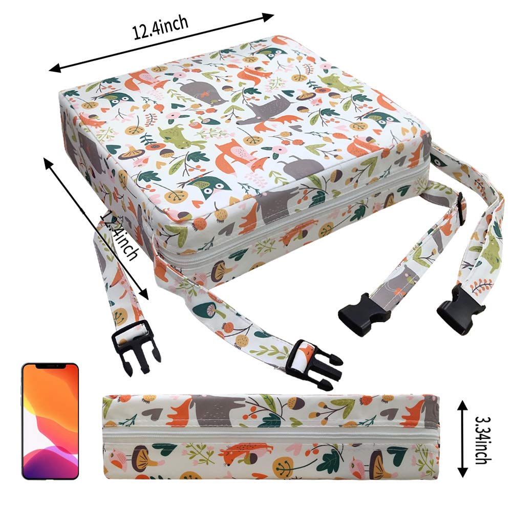 Toddler Booster Seat for Kitchen Chair, Waterproof PU Chair Cushion