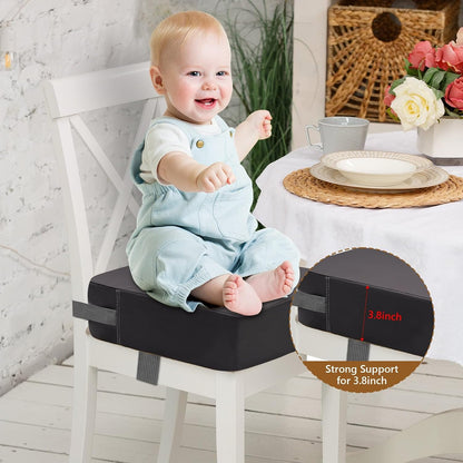 Toddler Booster Seat for Kitchen Chair, Waterproof PU Chair Cushion
