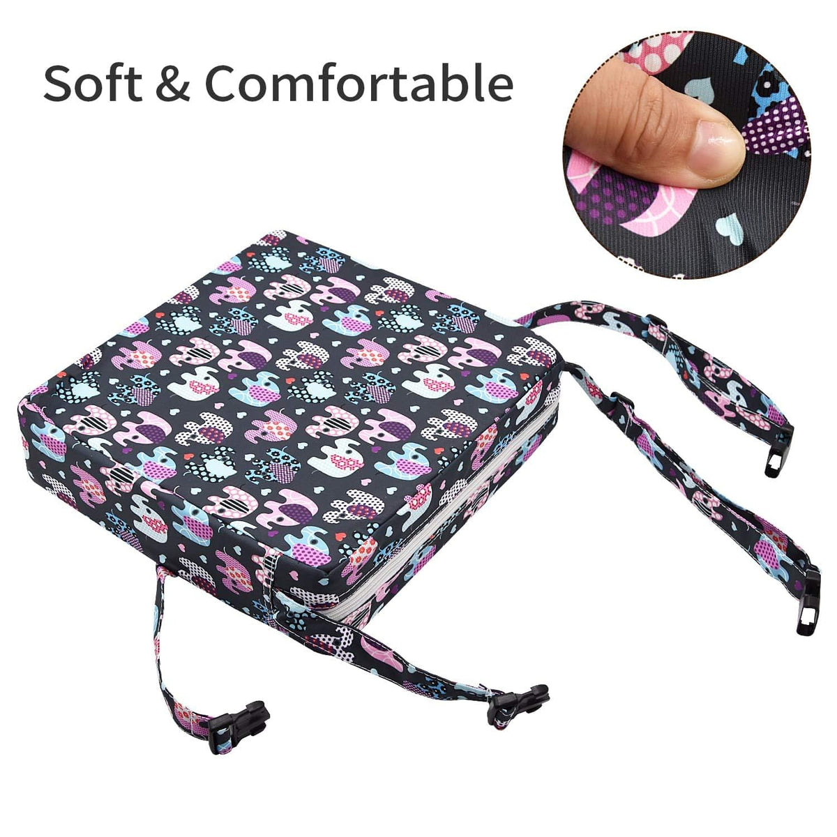 Toddler Booster Seat for Kitchen Chair, Waterproof PU Chair Cushion
