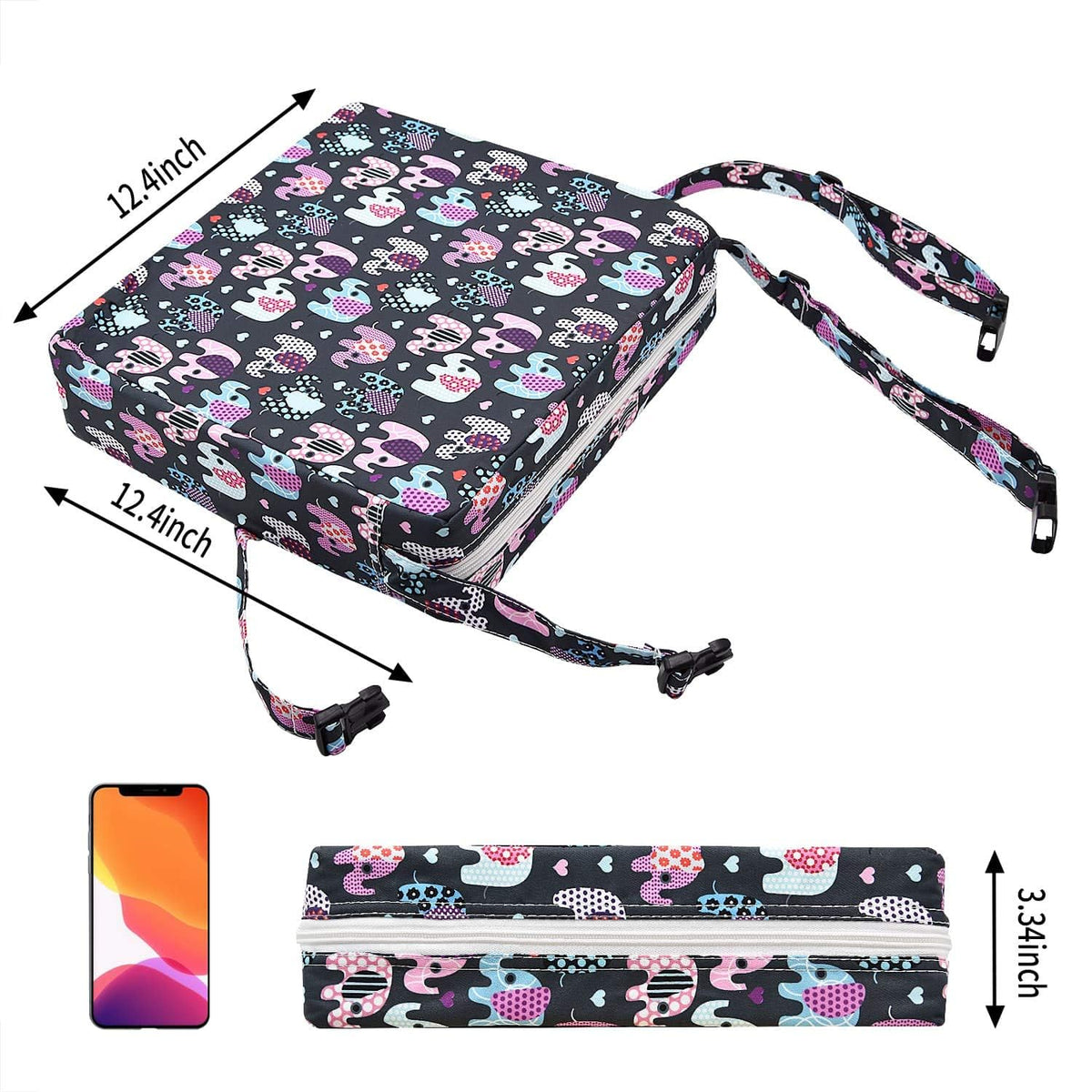 Toddler Booster Seat for Kitchen Chair, Waterproof PU Chair Cushion