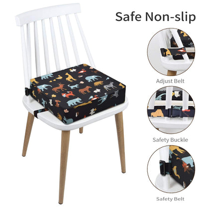 Toddler Booster Seat for Kitchen Chair, Waterproof PU Chair Cushion