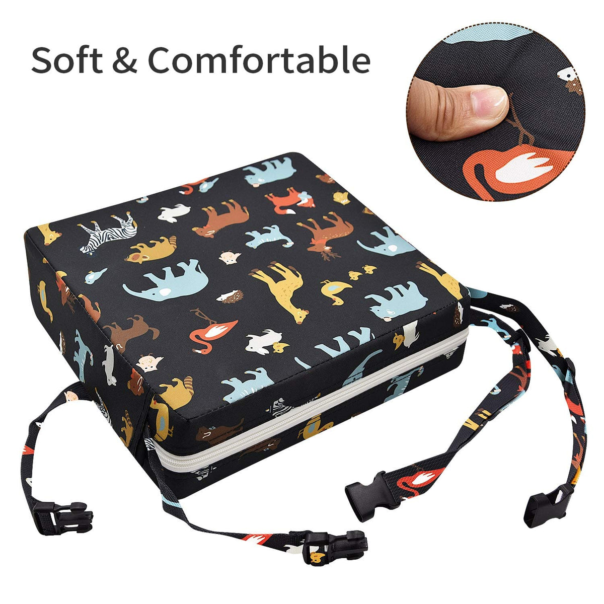 Toddler Booster Seat for Kitchen Chair, Waterproof PU Chair Cushion