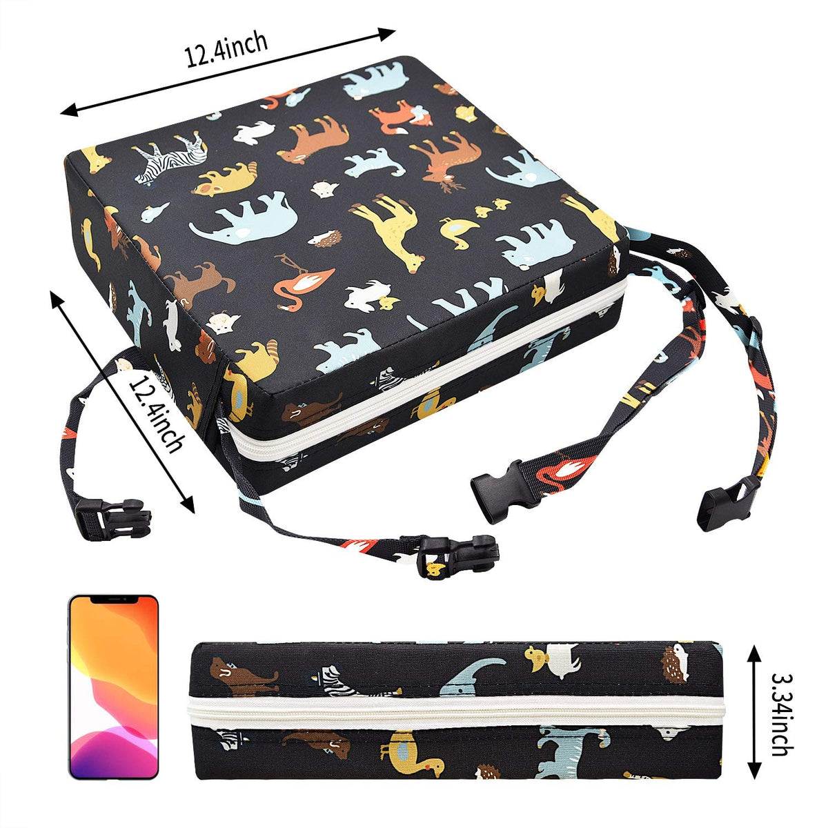 Toddler Booster Seat for Kitchen Chair, Waterproof PU Chair Cushion