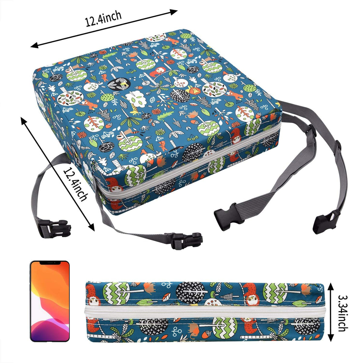 Toddler Booster Seat for Kitchen Chair, Waterproof PU Chair Cushion
