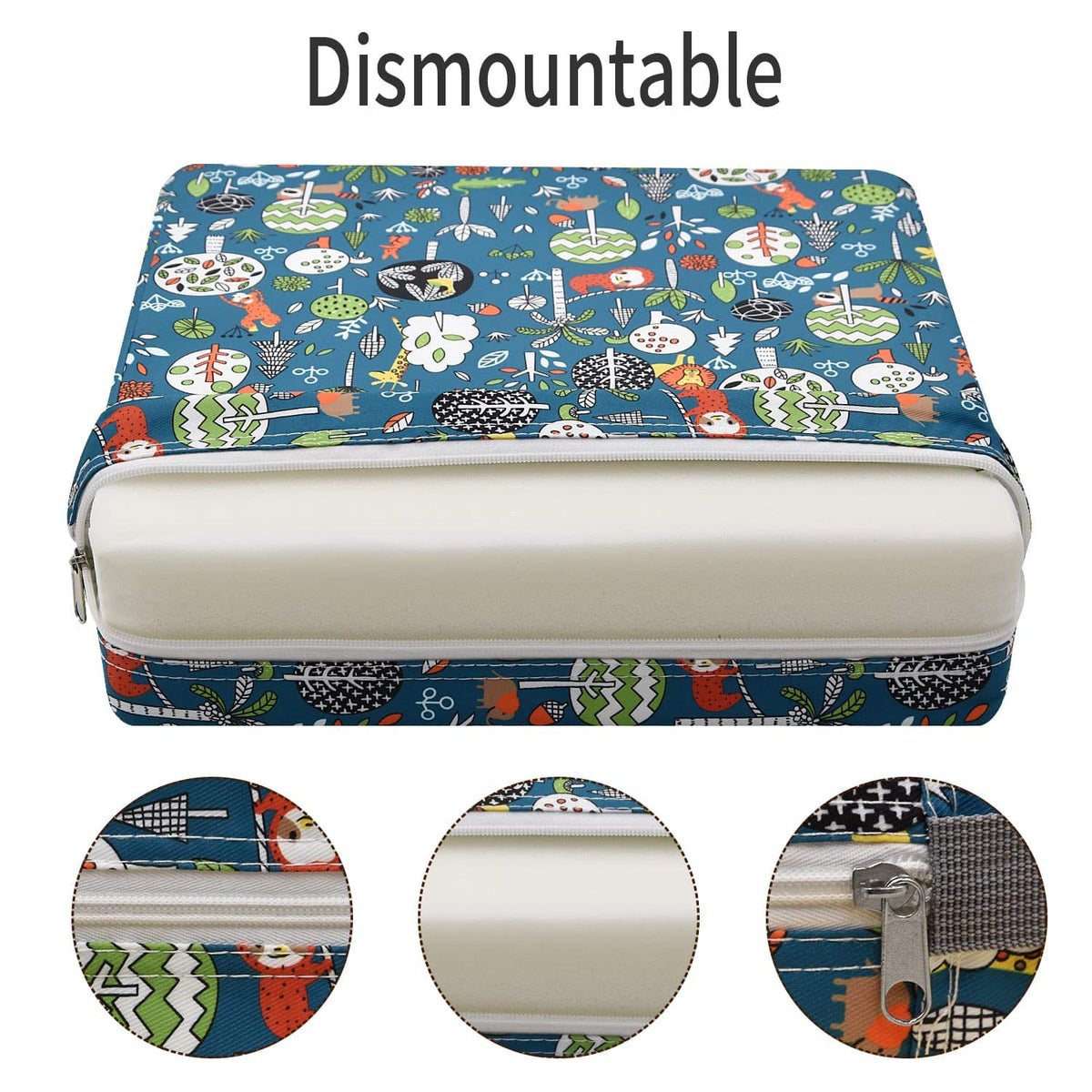 Toddler Booster Seat for Kitchen Chair, Waterproof PU Chair Cushion