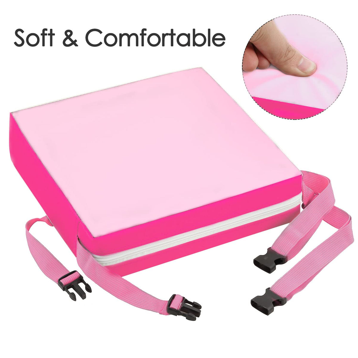 Toddler Booster Seat for Kitchen Chair, Waterproof PU Chair Cushion