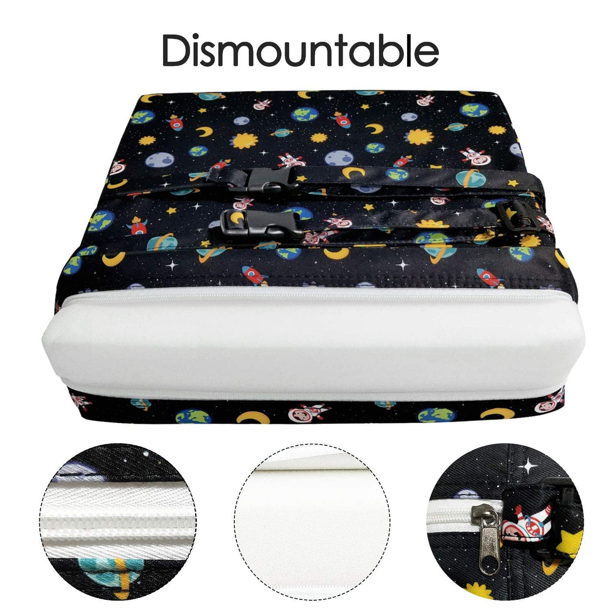 Toddler Booster Seat for Kitchen Chair, Waterproof PU Chair Cushion