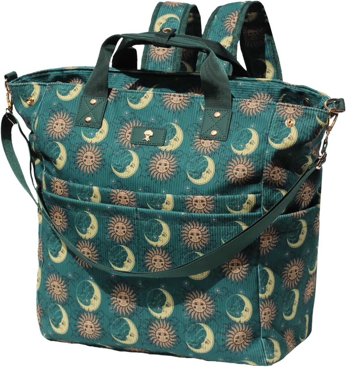 Diaper Backpack Totepack Crossbody 3 in 1 Laptop Tote with Insulated Pocket