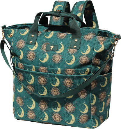 Diaper Backpack Totepack Crossbody 3 in 1 Laptop Tote with Insulated Pocket