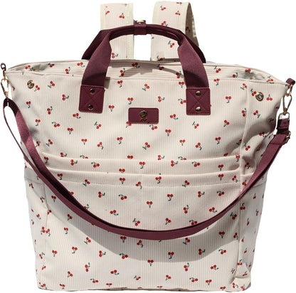 Diaper Backpack Totepack Crossbody 3 in 1 Laptop Tote with Insulated Pocket