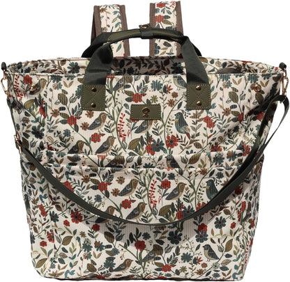 Diaper Backpack Totepack Crossbody 3 in 1 Laptop Tote with Insulated Pocket