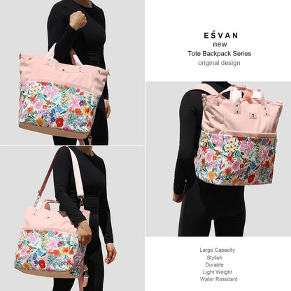 Diaper Backpack Totepack Crossbody 3 in 1 Laptop Tote with Insulated Pocket