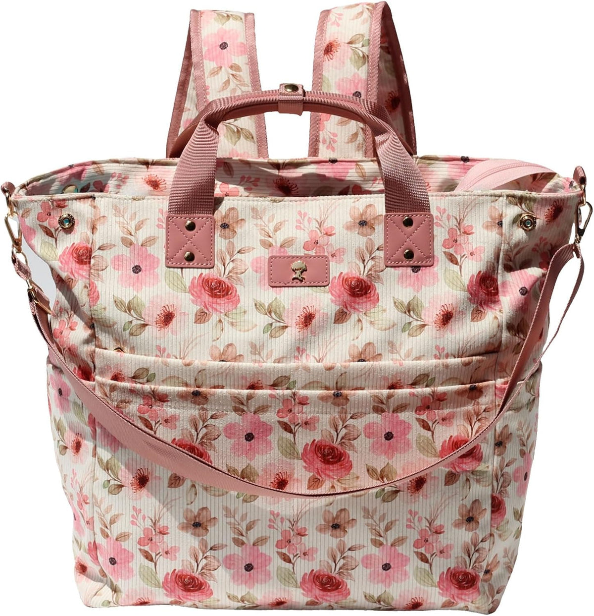 Diaper Backpack Totepack Crossbody 3 in 1 Laptop Tote with Insulated Pocket