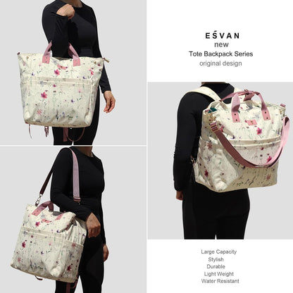 Diaper Backpack Totepack Crossbody 3 in 1 Laptop Tote with Insulated Pocket
