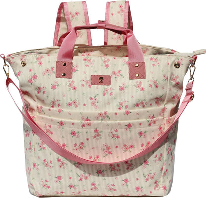 Diaper Backpack Totepack Crossbody 3 in 1 Laptop Tote with Insulated Pocket