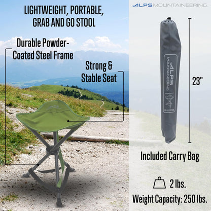 Tri-Leg Stool - Deep Sea, New