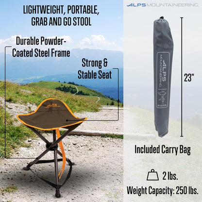 Tri-Leg Stool - Deep Sea, New