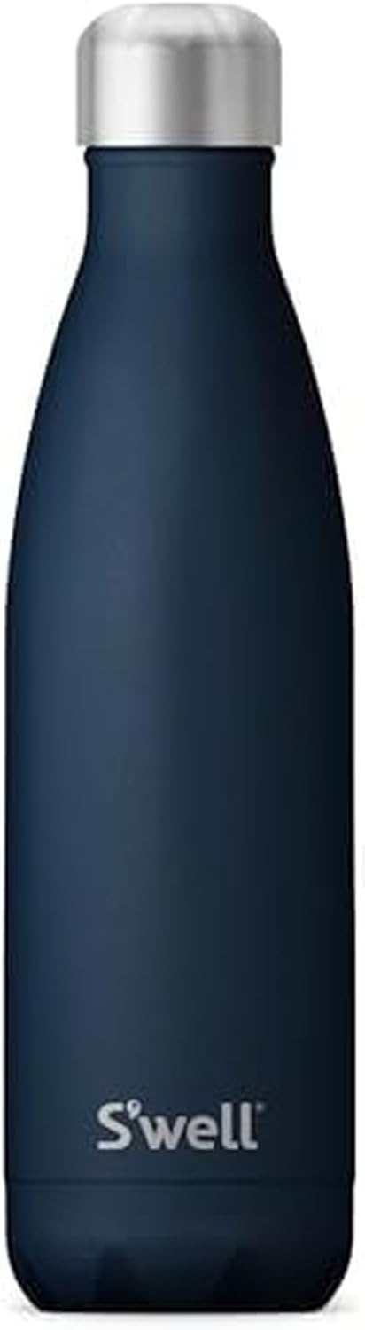 Stainless Steel Water Bottle, 25oz, Azurite, Triple Layered Vacuum Insulated Containers Keeps Drinks Cold for 48 Hours and Hot for 24, BPA Free, Perfect for On the Go