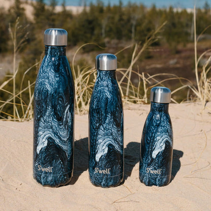 Stainless Steel Water Bottle, 25oz, Azurite, Triple Layered Vacuum Insulated Containers Keeps Drinks Cold for 48 Hours and Hot for 24, BPA Free, Perfect for On the Go