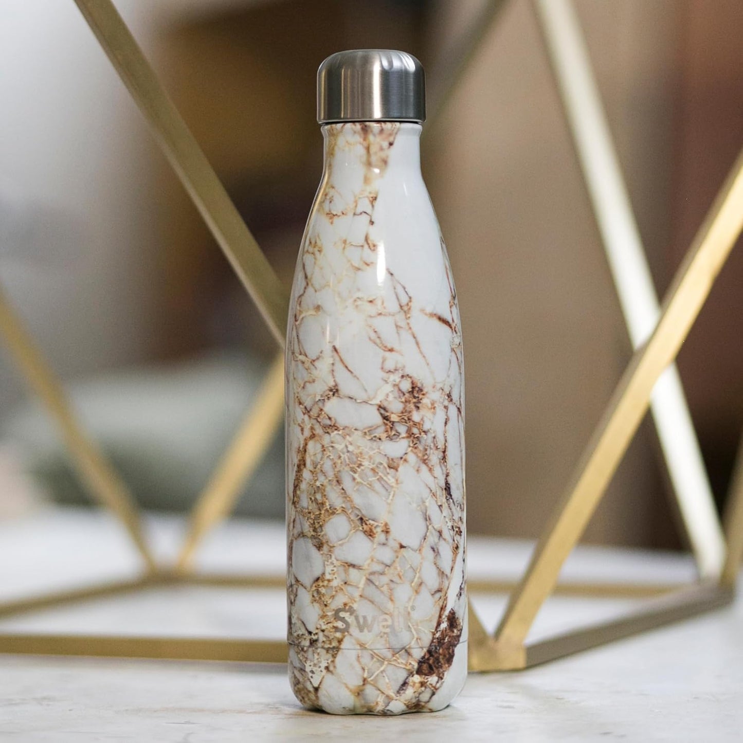Stainless Steel Water Bottle, 25oz, Azurite, Triple Layered Vacuum Insulated Containers Keeps Drinks Cold for 48 Hours and Hot for 24, BPA Free, Perfect for On the Go