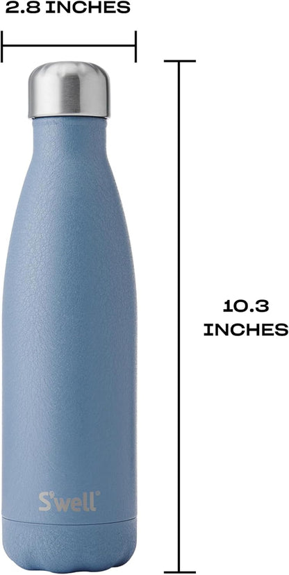Stainless Steel Water Bottle, 25oz, Azurite, Triple Layered Vacuum Insulated Containers Keeps Drinks Cold for 48 Hours and Hot for 24, BPA Free, Perfect for On the Go