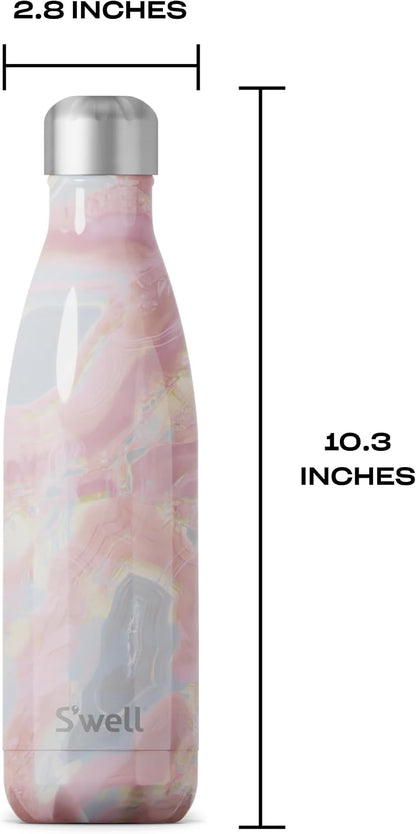 Stainless Steel Water Bottle, 25oz, Azurite, Triple Layered Vacuum Insulated Containers Keeps Drinks Cold for 48 Hours and Hot for 24, BPA Free, Perfect for On the Go