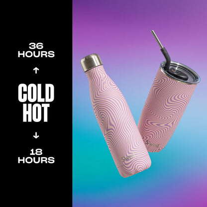 Stainless Steel Water Bottle, 25oz, Azurite, Triple Layered Vacuum Insulated Containers Keeps Drinks Cold for 48 Hours and Hot for 24, BPA Free, Perfect for On the Go