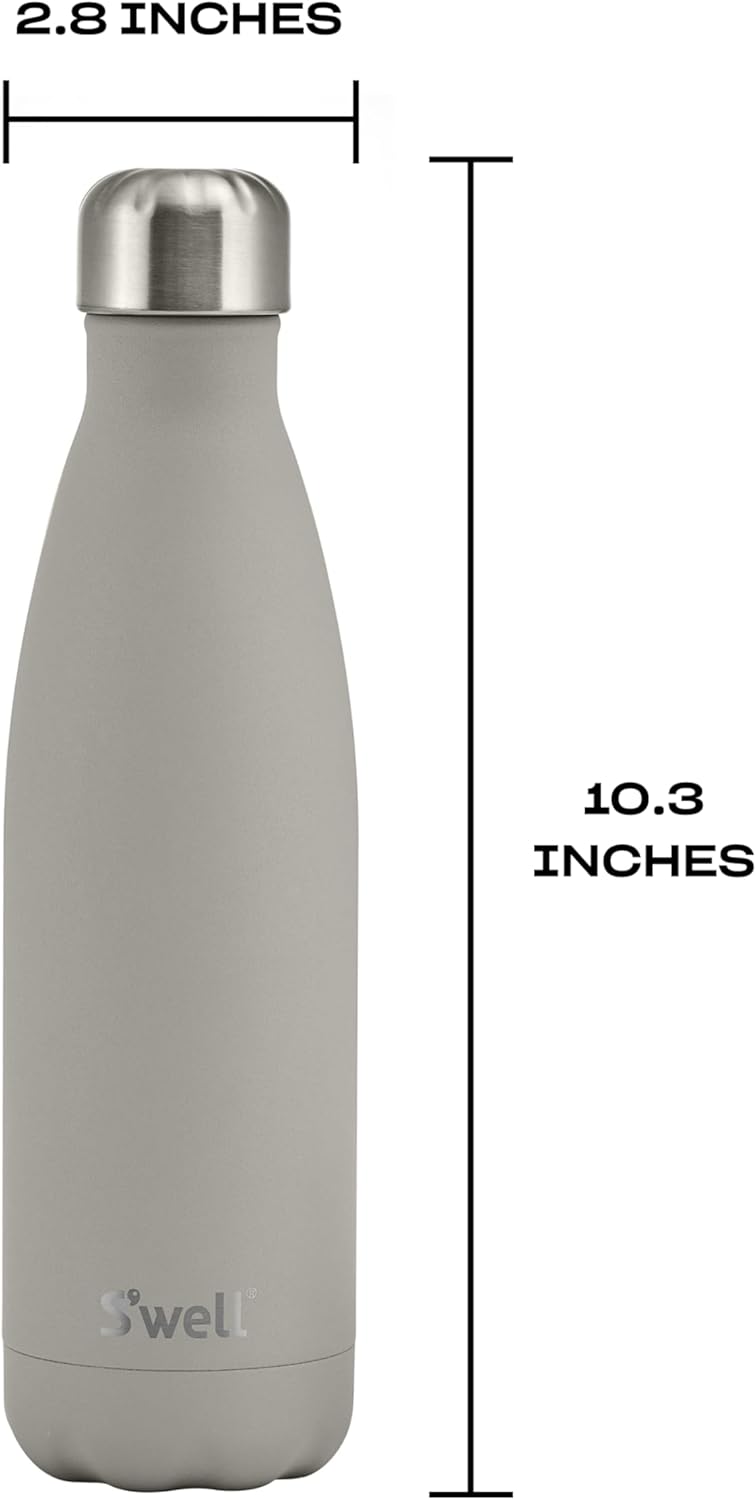 Stainless Steel Water Bottle, 25oz, Azurite, Triple Layered Vacuum Insulated Containers Keeps Drinks Cold for 48 Hours and Hot for 24, BPA Free, Perfect for On the Go