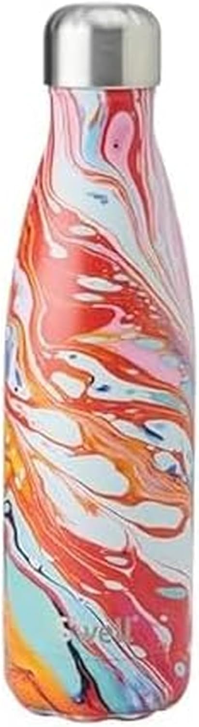 Stainless Steel Water Bottle, 25oz, Azurite, Triple Layered Vacuum Insulated Containers Keeps Drinks Cold for 48 Hours and Hot for 24, BPA Free, Perfect for On the Go