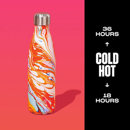 Stainless Steel Water Bottle, 25oz, Azurite, Triple Layered Vacuum Insulated Containers Keeps Drinks Cold for 48 Hours and Hot for 24, BPA Free, Perfect for On the Go
